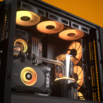 CORSAIR FRAME 4000D RS ARGB3xRS120 ARGB fans, 360mm rad170mm cooler, 430mm GPU, ATX, Black
