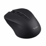 Trust Mydo silent wireless miš,crni, 1000-1800 dpi, objeruke, 4 tipke, tihi
