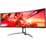 AOC Agon AG493UCX2 49" 48.8" viewable Curved Gaming monitor DQHD 5120x1440 32:9 VA 1800R 165Hz