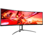 AOC Agon AG493UCX2 49" 48.8" viewable Curved Gaming monitor DQHD 5120x1440 32:9 VA 1800R 165Hz
