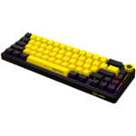 LORGAR KBP70MW Wireless 65% Mechanical Gaming Keyboard Pro Black/yellow EN layout