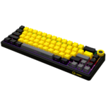 LORGAR KBP70MW Wireless 65% Mechanical Gaming Keyboard Pro Black/yellow EN layout