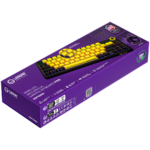 LORGAR KBP70MW Wireless 65% Mechanical Gaming Keyboard Pro Black/yellow EN layout