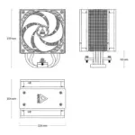 Arctic Freezer 36 A-RGB BlackCPU cooler 1851,1700, AM4, AM5